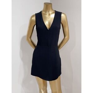 Modlook 29 Women's Black Sleeveless V-neck Romper Size S